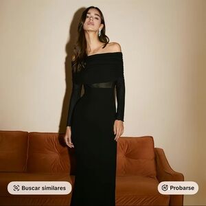 Elegant Black Strapless Dress